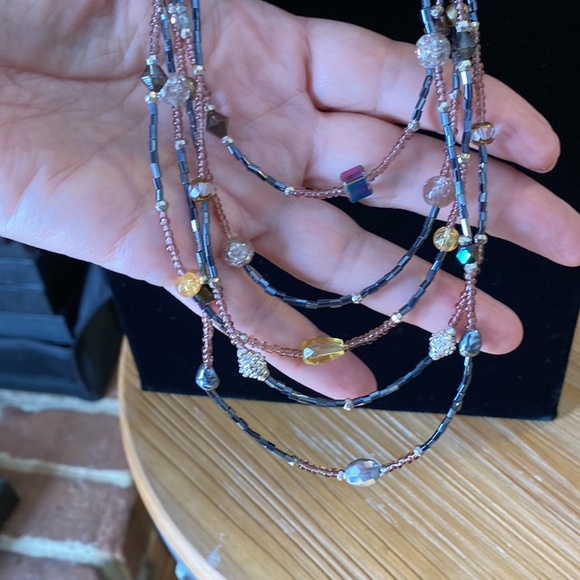 NWT Womens Cookie Lee Multi Strand Necklace - Picture 3 of 8